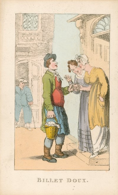 Billet Doux door Thomas Rowlandson