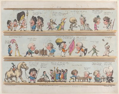 Randen voor kamers en hallen, plaat 10, 10 juli 1799 door Thomas Rowlandson