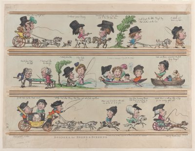 Randen voor Kamers & Schermen, Plaat 7 door Thomas Rowlandson