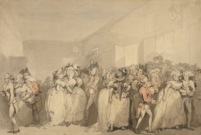 Box-Lobby Ligstoelen door Thomas Rowlandson