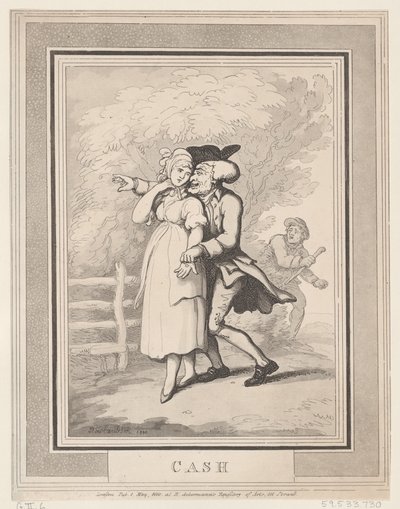 Cash, 1 mei 1800 door Thomas Rowlandson
