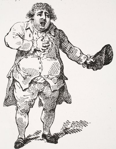 Charles James Fox als Demosthenes, illustratie uit 