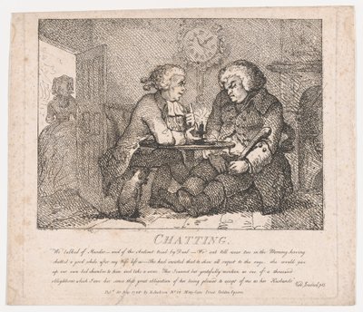 Pratende schilderachtige schoonheden van Boswell, deel de eerste, 30 mei 1786 door Thomas Rowlandson