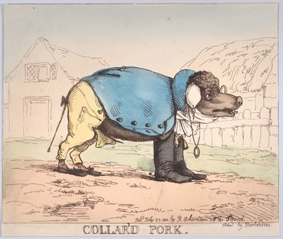 Gekraagde Varkensvlees, 25 juli 1800 door Thomas Rowlandson