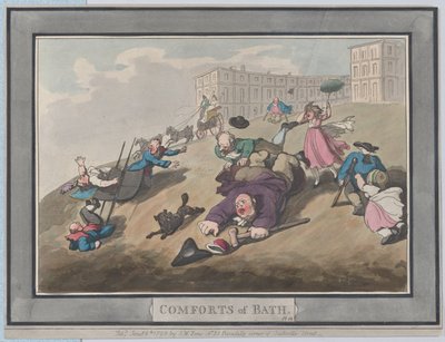 Comforts of Bath, Plaat 12 door Thomas Rowlandson