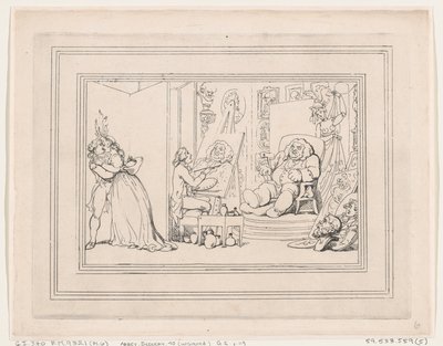 Comforts of Bath, Plaat 6, 6 januari 1798 door Thomas Rowlandson
