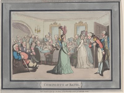 Comforts van Bath, Plaat 8, 6 januari 1798 door Thomas Rowlandson