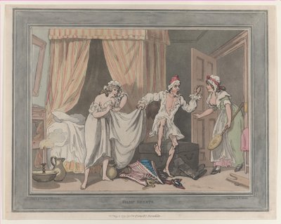 Vochtige lakens, 1 augustus 1791 door Thomas Rowlandson