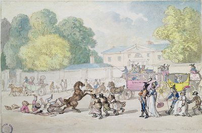 Devonshire House, Piccadilly door Thomas Rowlandson