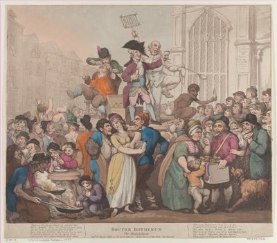 Dokter Botherum, De Montebank door Thomas Rowlandson