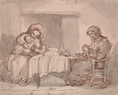 Interieur door Thomas Rowlandson