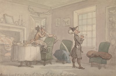 Dr. Syntax: De humor van het raam nadoen door Thomas Rowlandson