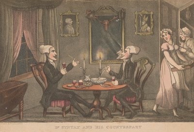 Dr. Syntax en zijn Tegenhanger door Thomas Rowlandson