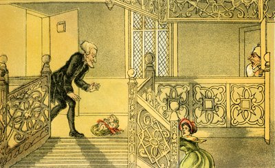 Dr. Syntax en de vondeling door Thomas Rowlandson