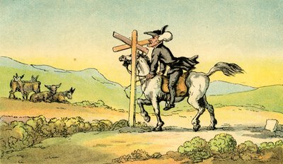 Dr. Syntax verdwaalt door Thomas Rowlandson