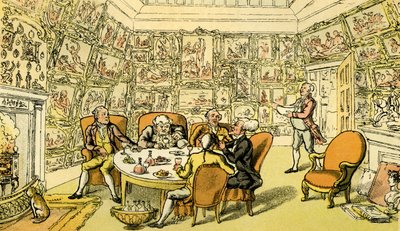 Dr. Syntax met mijnheer door Thomas Rowlandson