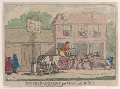 Vermaak voor man en paard, 25 oktober 1788 door Thomas Rowlandson