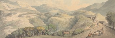 Ingang van Festiniog, Wales door Thomas Rowlandson