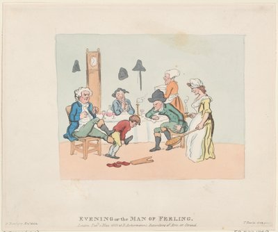 Avond, of, de Man van Gevoel door Thomas Rowlandson