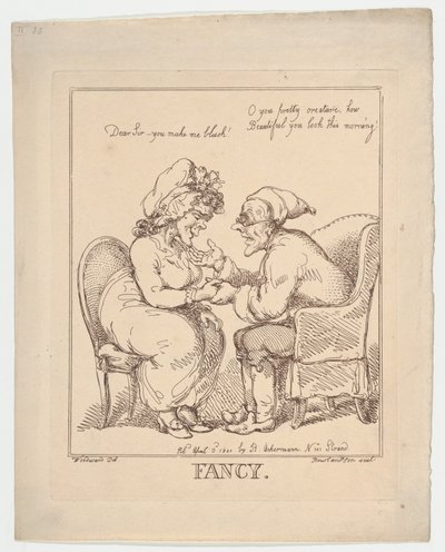 Fantasie, 20 juli 1801 door Thomas Rowlandson