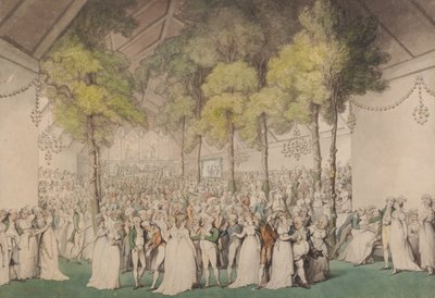 Feest in Boodles Club, Ranelagh, ter ere van George III door Thomas Rowlandson