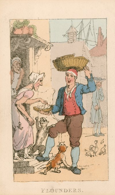 Schollen door Thomas Rowlandson