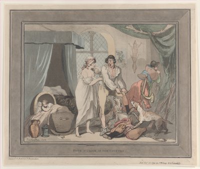 Vier uur op het platteland, 20 oktober 1790 door Thomas Rowlandson