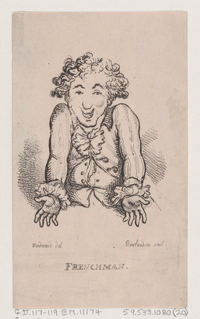 Fransman, april 1808 door Thomas Rowlandson