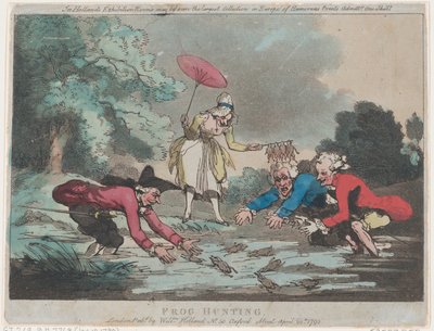 Kikkerjacht, 20 april 1790 door Thomas Rowlandson
