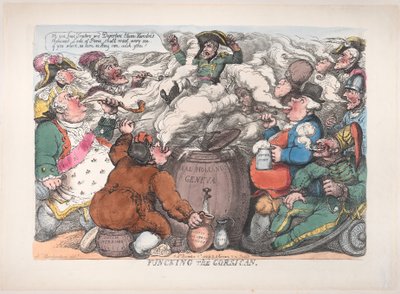 Funcking de Corsicaan, 6 december 1813 door Thomas Rowlandson