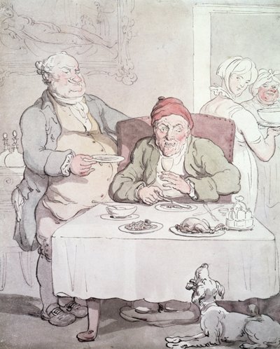 Vraatzucht door Thomas Rowlandson
