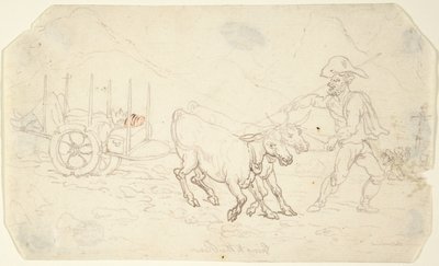 Ziek naar achteren gaan door Thomas Rowlandson