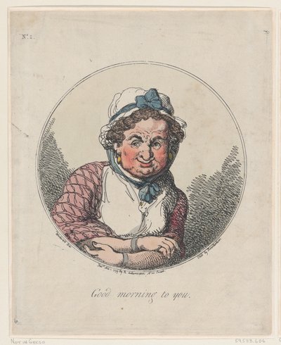 Goedemorgen, 1 november 1799 door Thomas Rowlandson