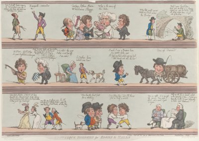 Groteske randen voor kamers en hallen, [20 oktober 1800], herdruk door Thomas Rowlandson