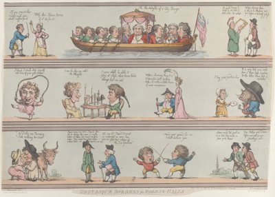 Groteske randen voor kamers en hallen, [29 oktober 1800], herdruk door Thomas Rowlandson