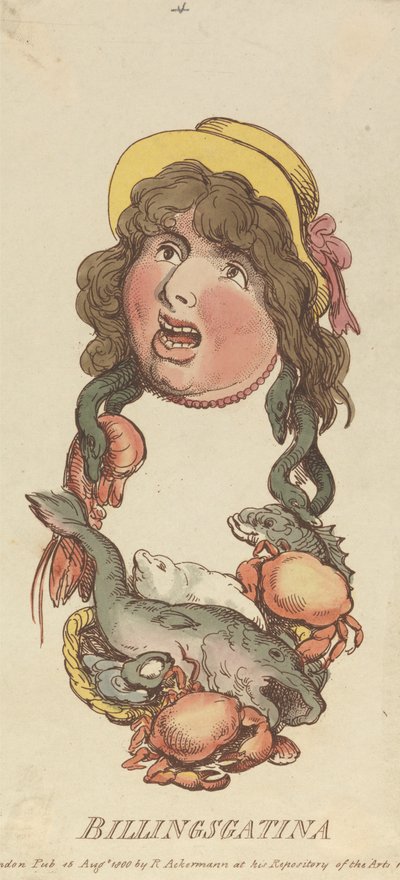 Koppen: Billingsgatina door Thomas Rowlandson