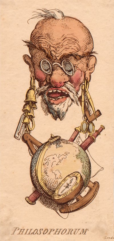 Koppen: Van de filosofen door Thomas Rowlandson