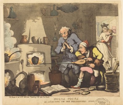 Hocus Pocus, of Op zoek naar de Steen der Wijzen door Thomas Rowlandson