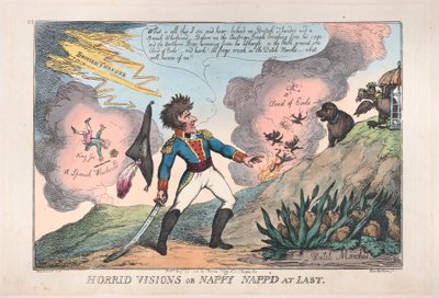 Vreselijke visioenen van Nappy door Thomas Rowlandson