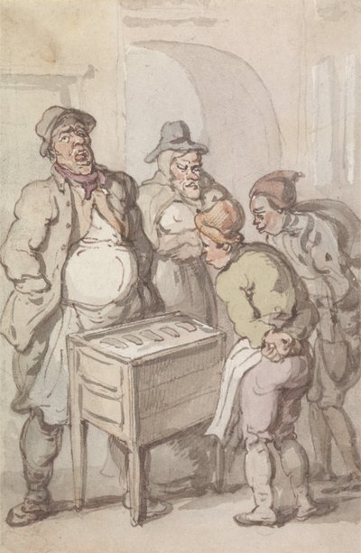 Heet Kruidkoekje Allemaal Heet door Thomas Rowlandson