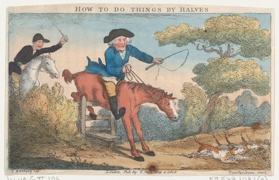 Hoe Dingen Half te Doen, 4 mei 1808 door Thomas Rowlandson