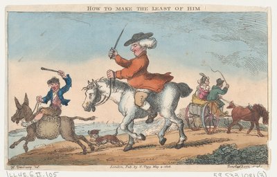 Hoe hem het minst te maken, 4 mei 1808 door Thomas Rowlandson