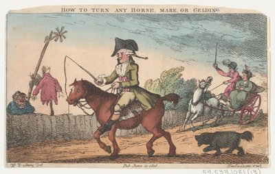 Hoe elk paard, merrie of ruin te keren door Thomas Rowlandson