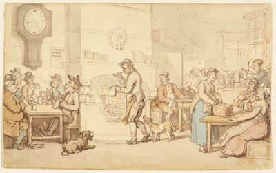 Interieur van een Herberg door Thomas Rowlandson