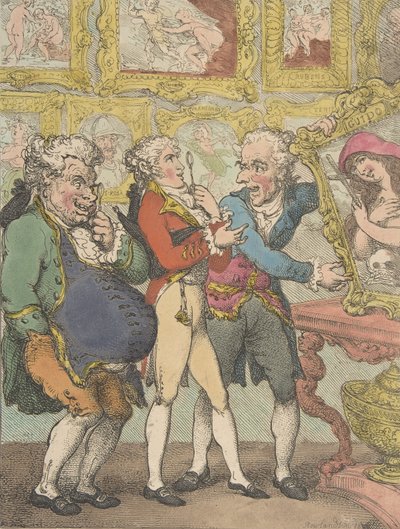 Italiaanse kunsthandelaren bedriegen mijnheer Anglaise door Thomas Rowlandson