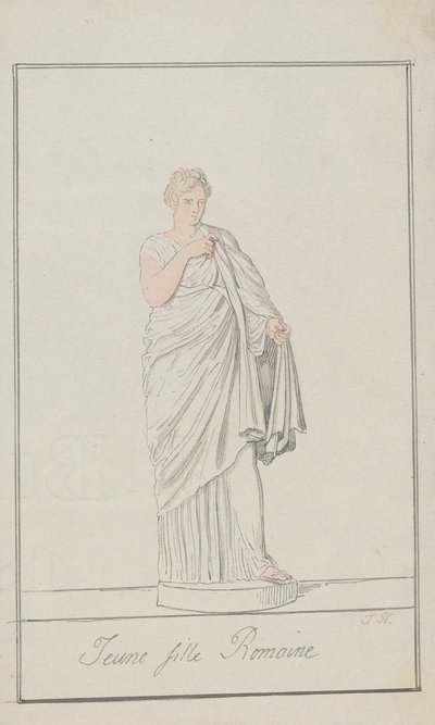 Romeins meisje door Thomas Rowlandson