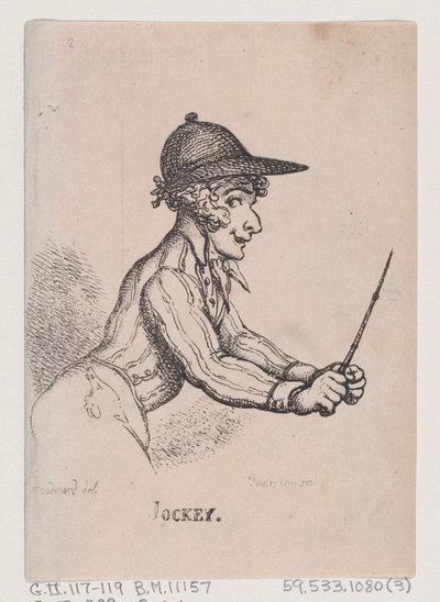 Jockey door Thomas Rowlandson