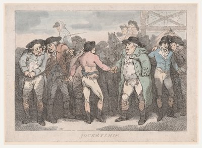 Jockeyship, 31 november 1785 door Thomas Rowlandson