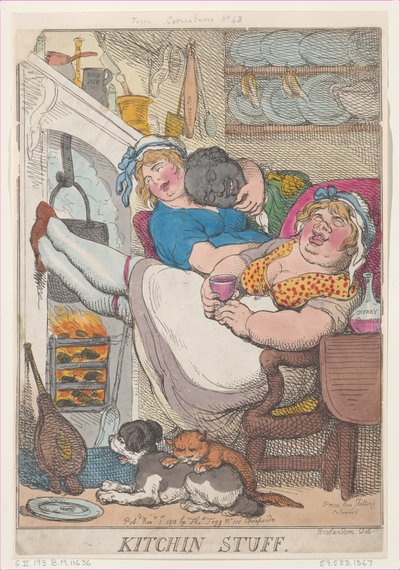 Kitchin Stuff, 1 november 1810 door Thomas Rowlandson