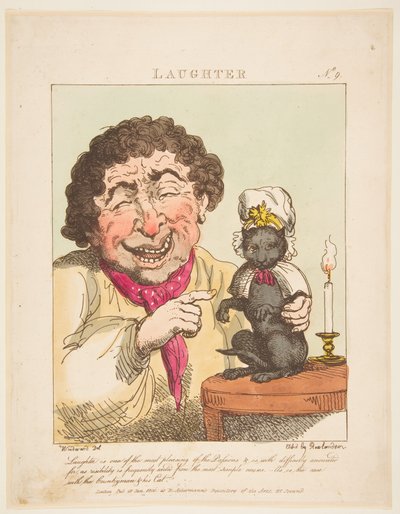Lachen, 21 januari 1800 door Thomas Rowlandson
